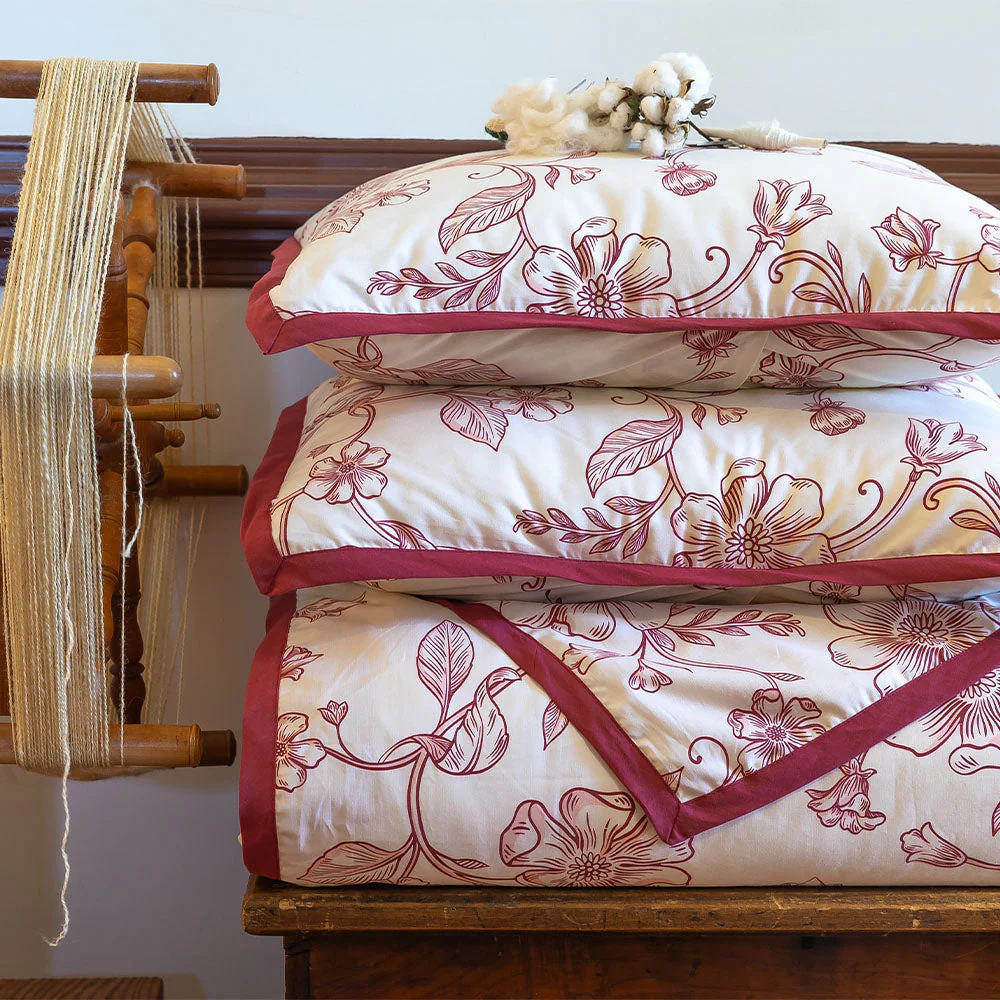 Archival Vine Duvet Cover and Shams Bundle - Last Chance + Final Sale! - Image 4
